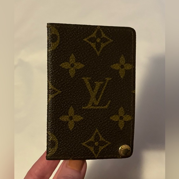 Louis Vuitton AUTHENTIC Vintage 1986 Monogram Porte Cartes Pression Card Case - Picture 2 of 16